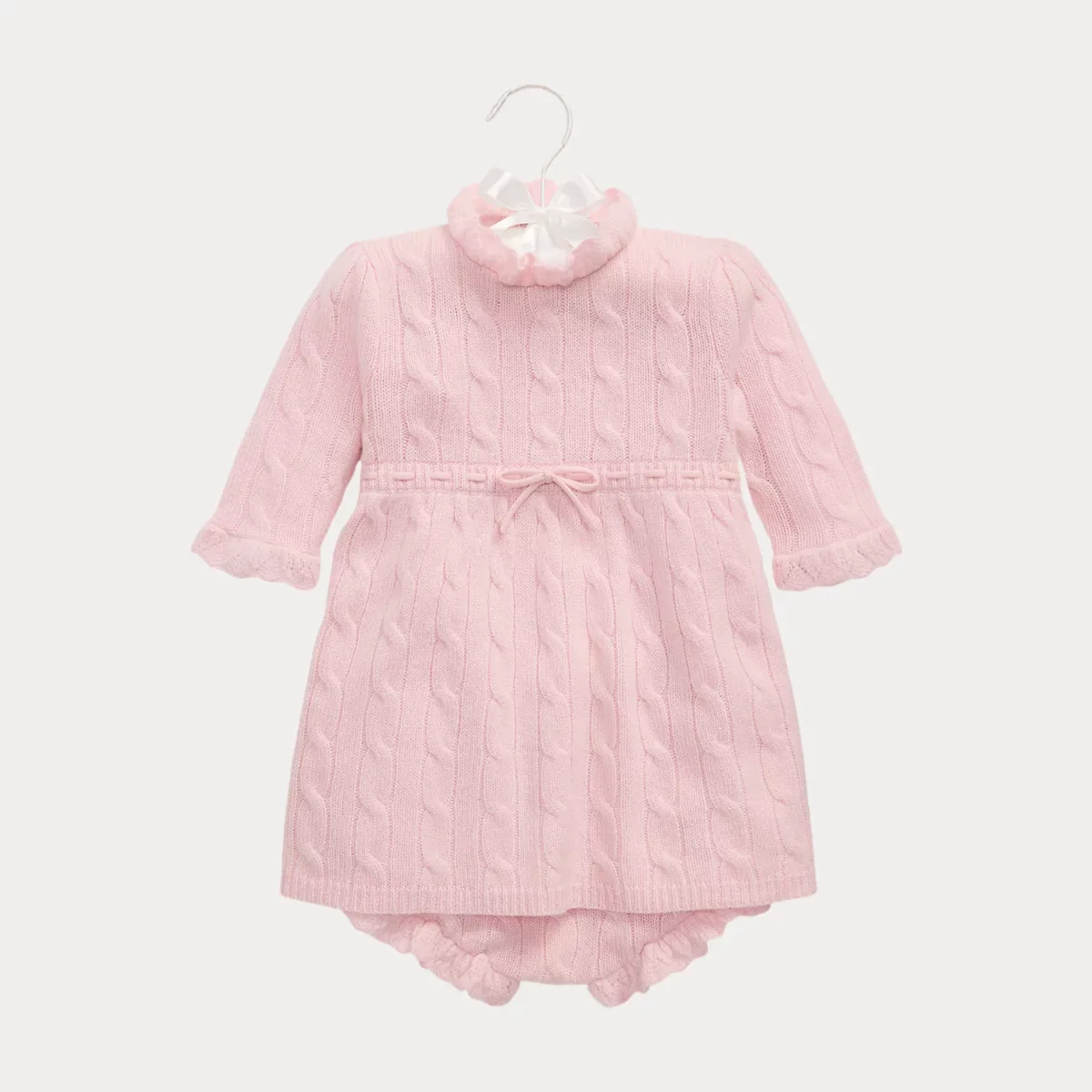 Cable-Knit Cashmere Dress & Bloomer by Ralph Lauren