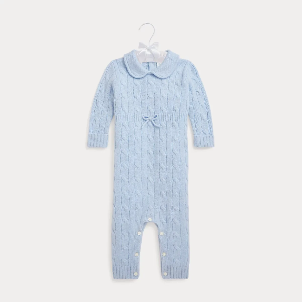 Cable-Knit Cashmere Coverall by Ralph Lauren