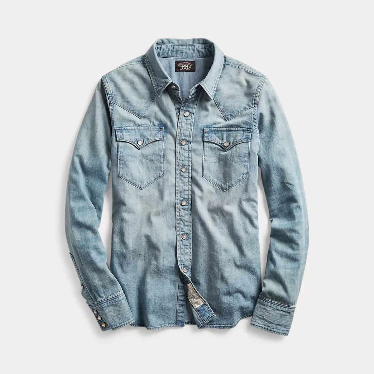 Indigo Denim Western Shirt by Ralph Lauren