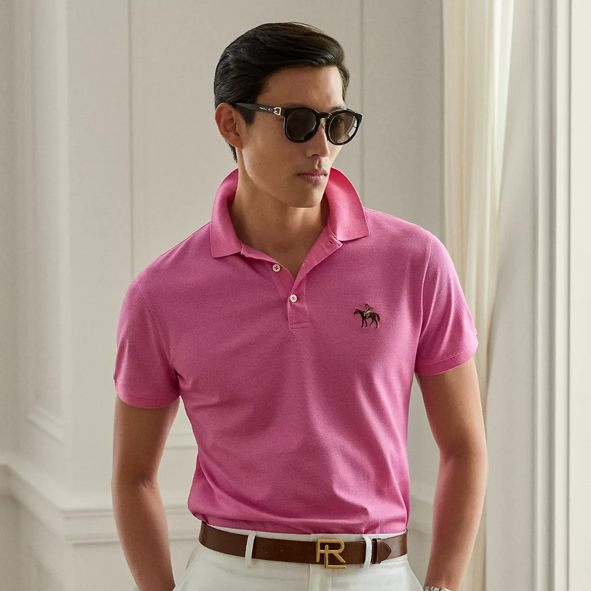 Custom Slim Fit Piqué Polo Shirt