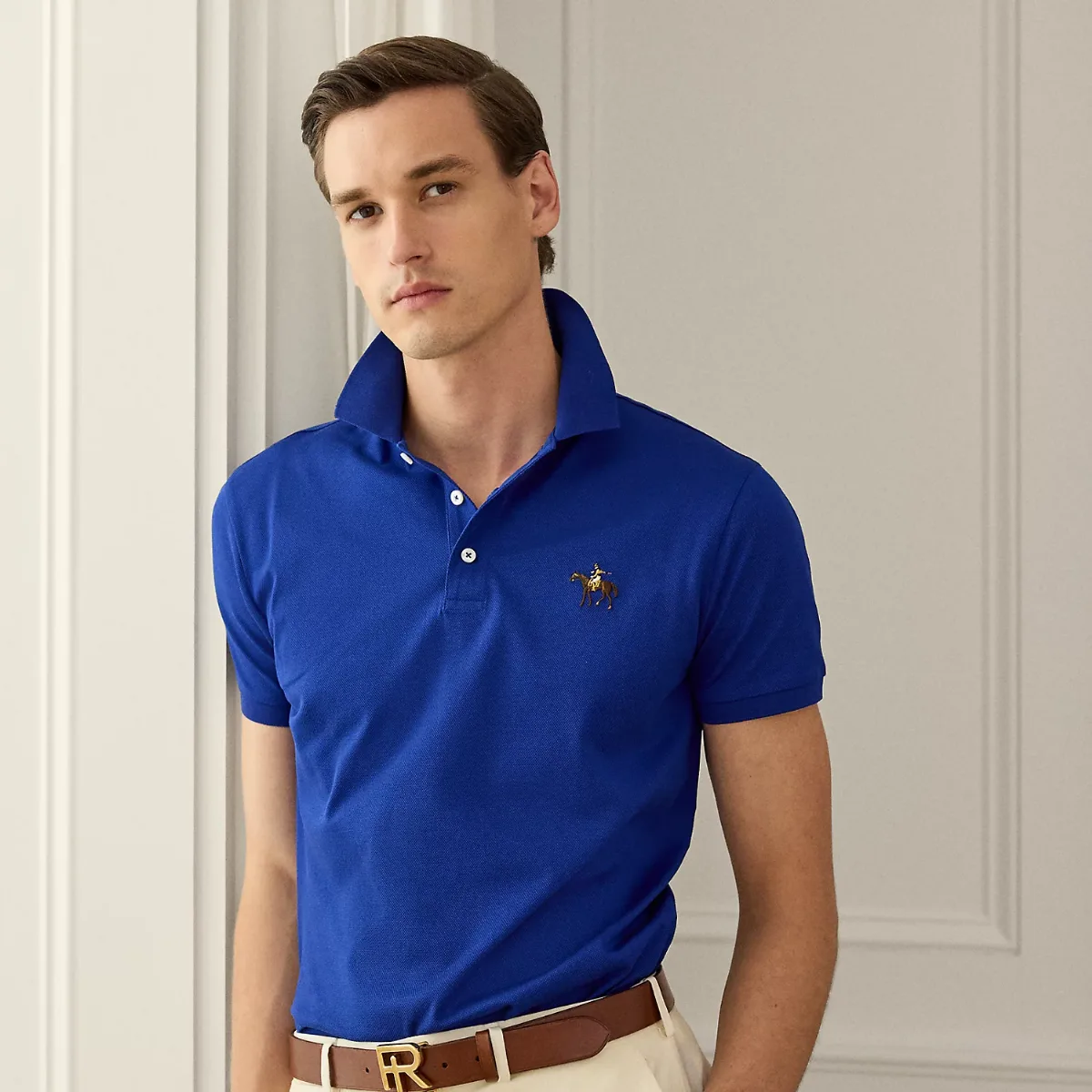 Custom Slim Fit Piqué Polo Shirt