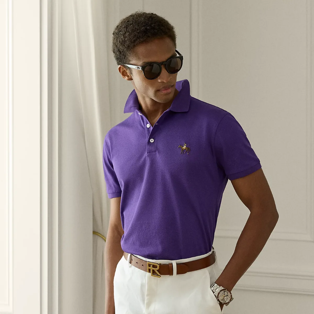 Custom Slim Fit Piqué Polo Shirt