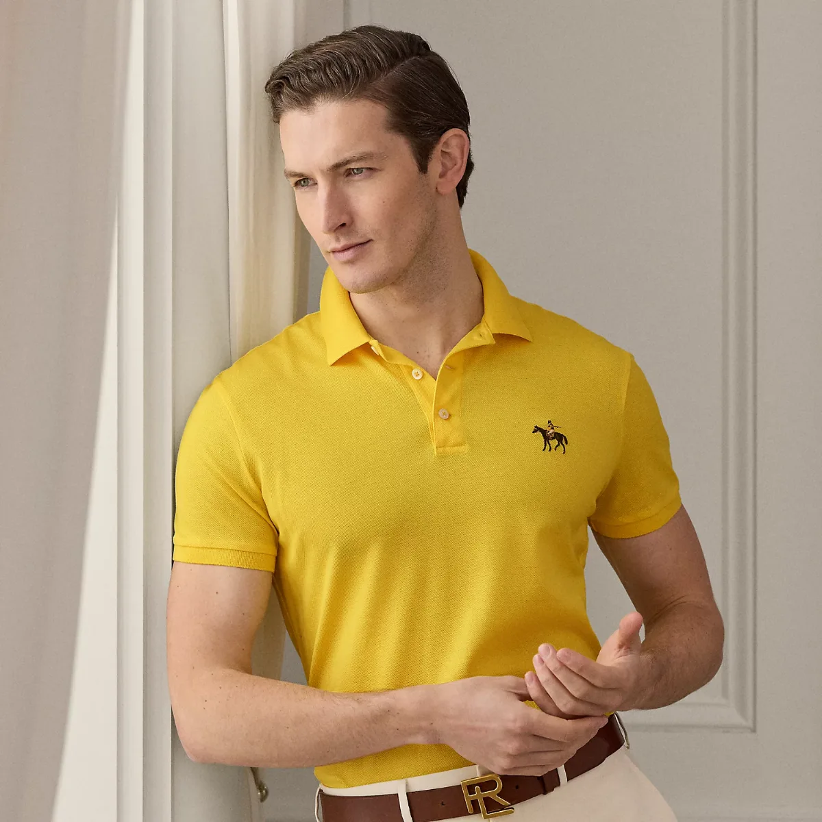 Custom Slim Fit Piqué Polo Shirt