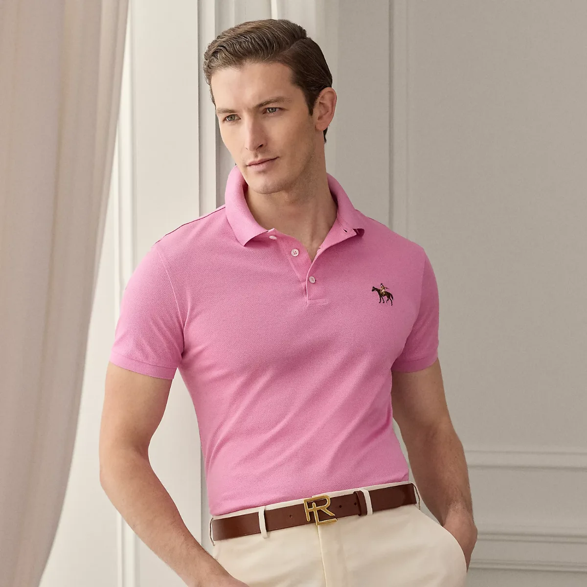 Custom Slim Fit Piqué Polo Shirt