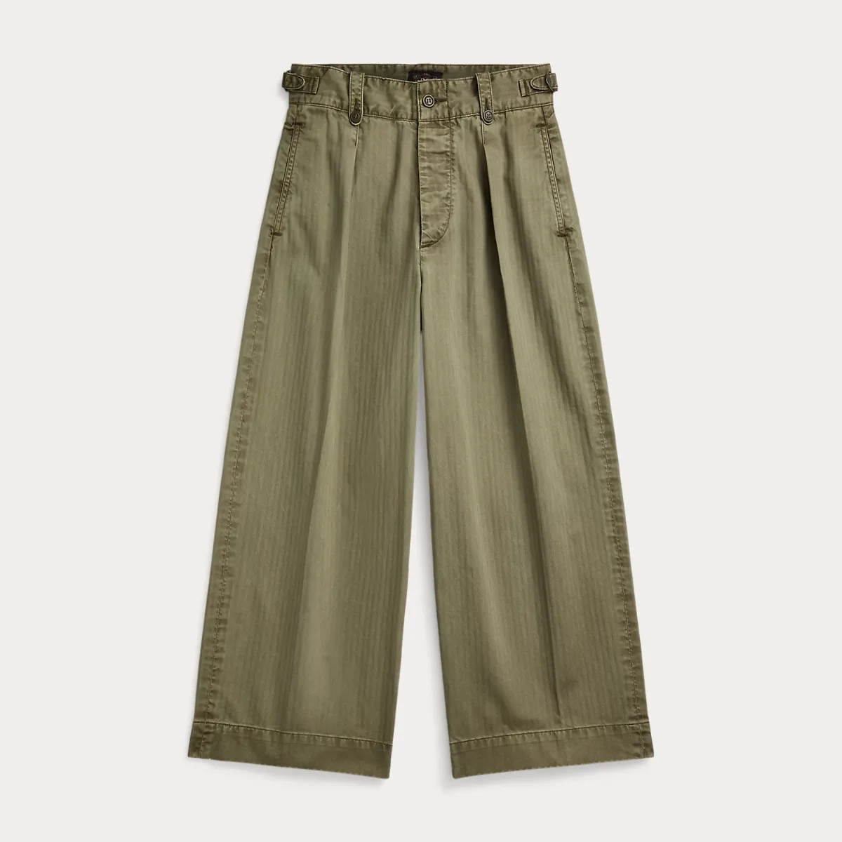 Cotton Cropped Wide-Leg Pant by Ralph Lauren