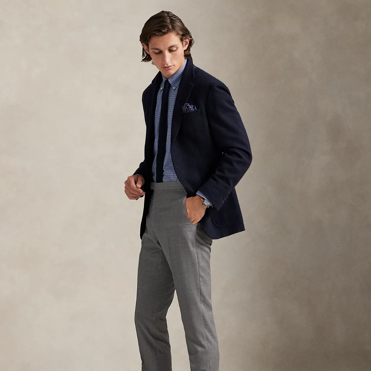 Wool Twill Trouser by Ralph Lauren