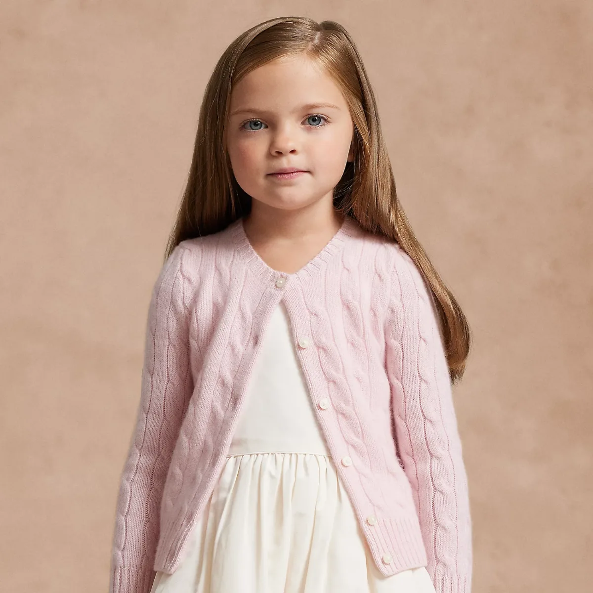 Cable-Knit Cashmere Cardigan by Ralph Lauren