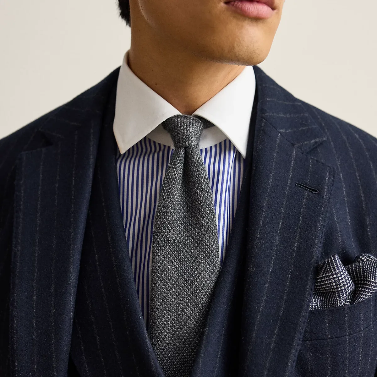 Textured Wool-Silk-Cashmere Tie by Ralph Lauren