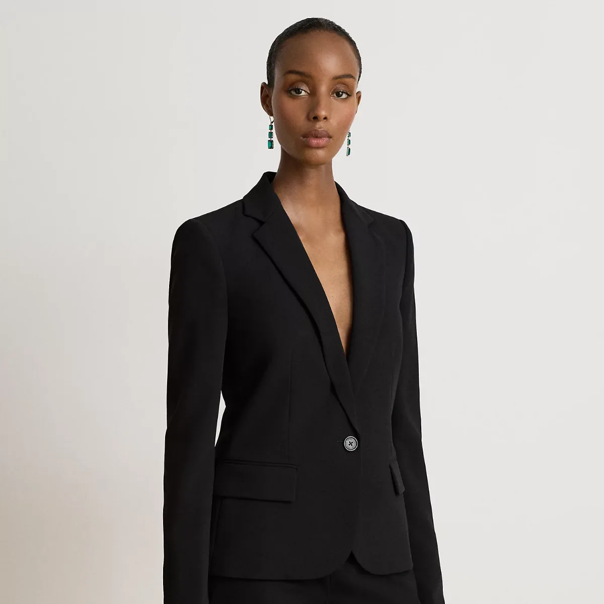 Stretch Crepe Blazer by Ralph Lauren