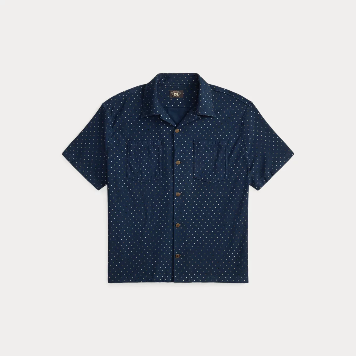 Star-Print Indigo Jersey Shirt by Ralph Lauren