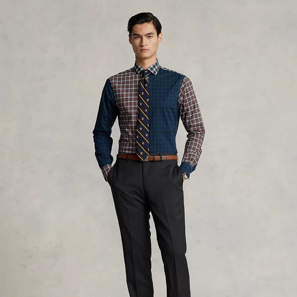 Slim Fit Wool Twill Trouser by Ralph Lauren
