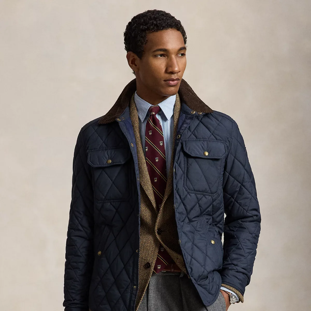 The Beaton Quilted Shacket by Ralph Lauren
