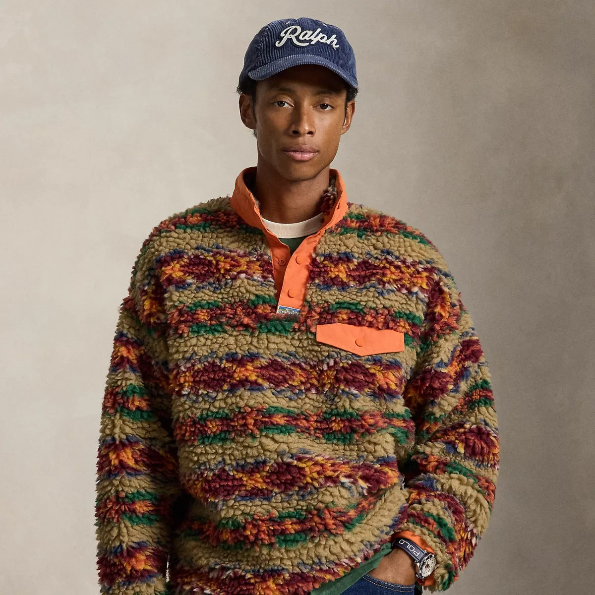 Relaxed Fit Pile Fleece Pullover by Ralph Lauren