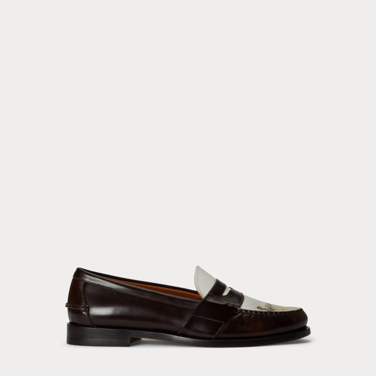 Edric Equestrian Calfskin Penny Loafer