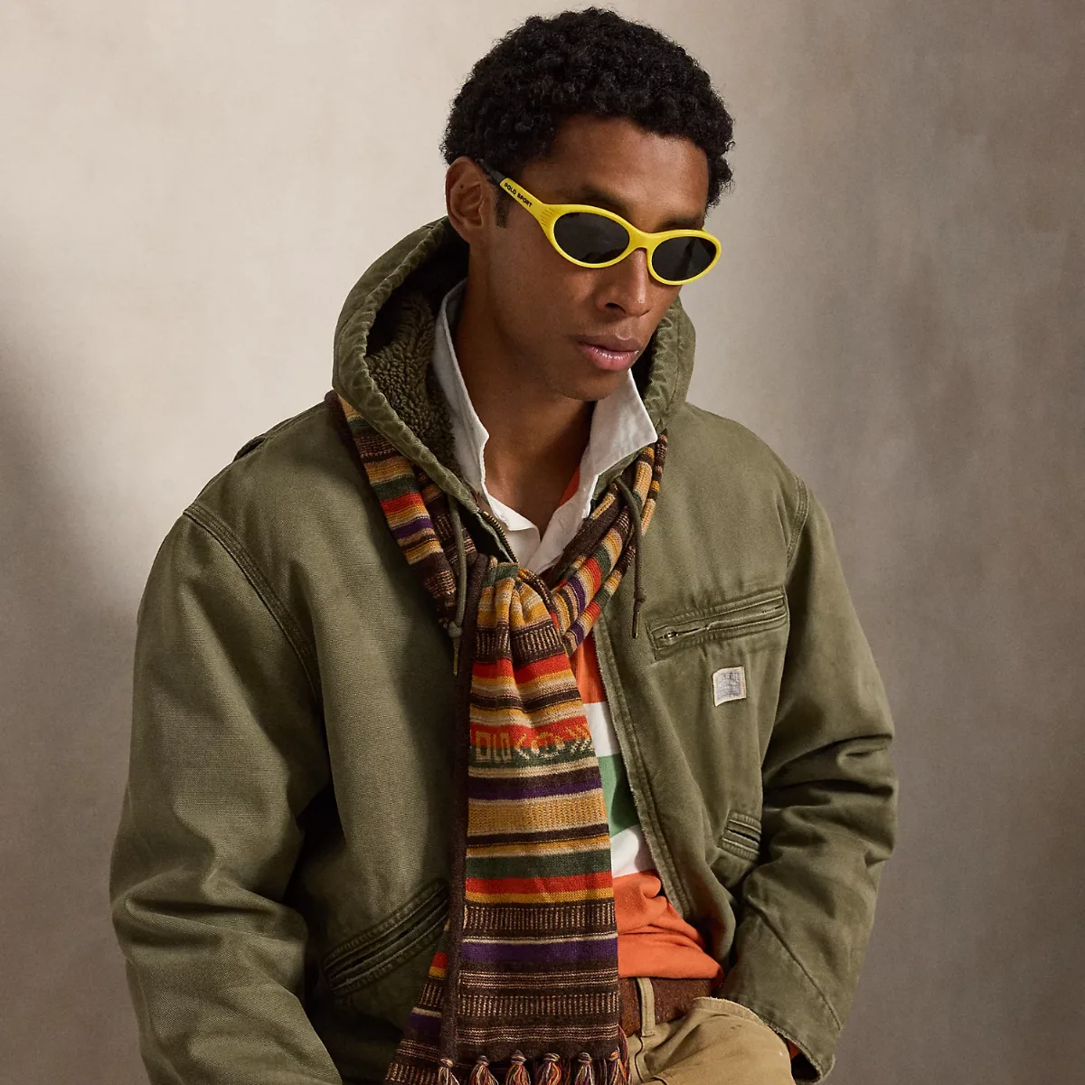 Canvas Hooded Jacket by Ralph Lauren