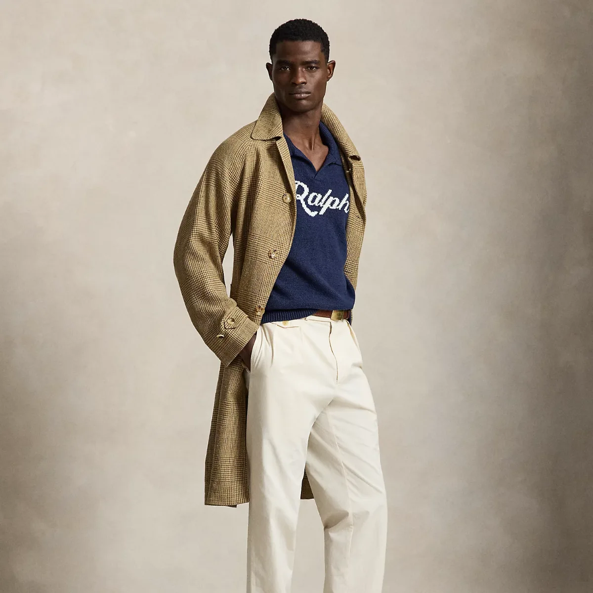 Pleated Poplin Suit Trouser by Ralph Lauren