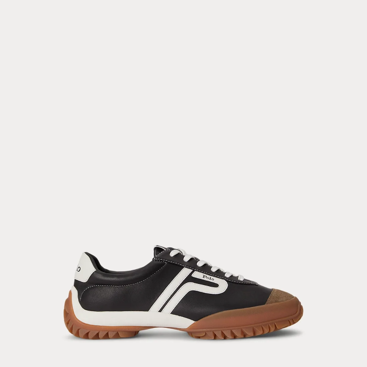 Leather Treaded Low-Top Sneaker by Ralph Lauren