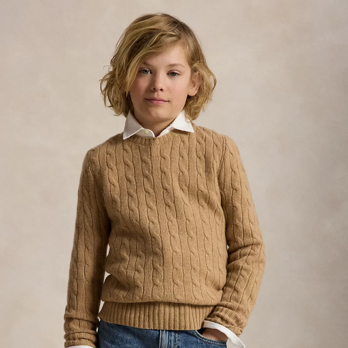 The Iconic Cable-Knit Cashmere Sweater by Ralph Lauren