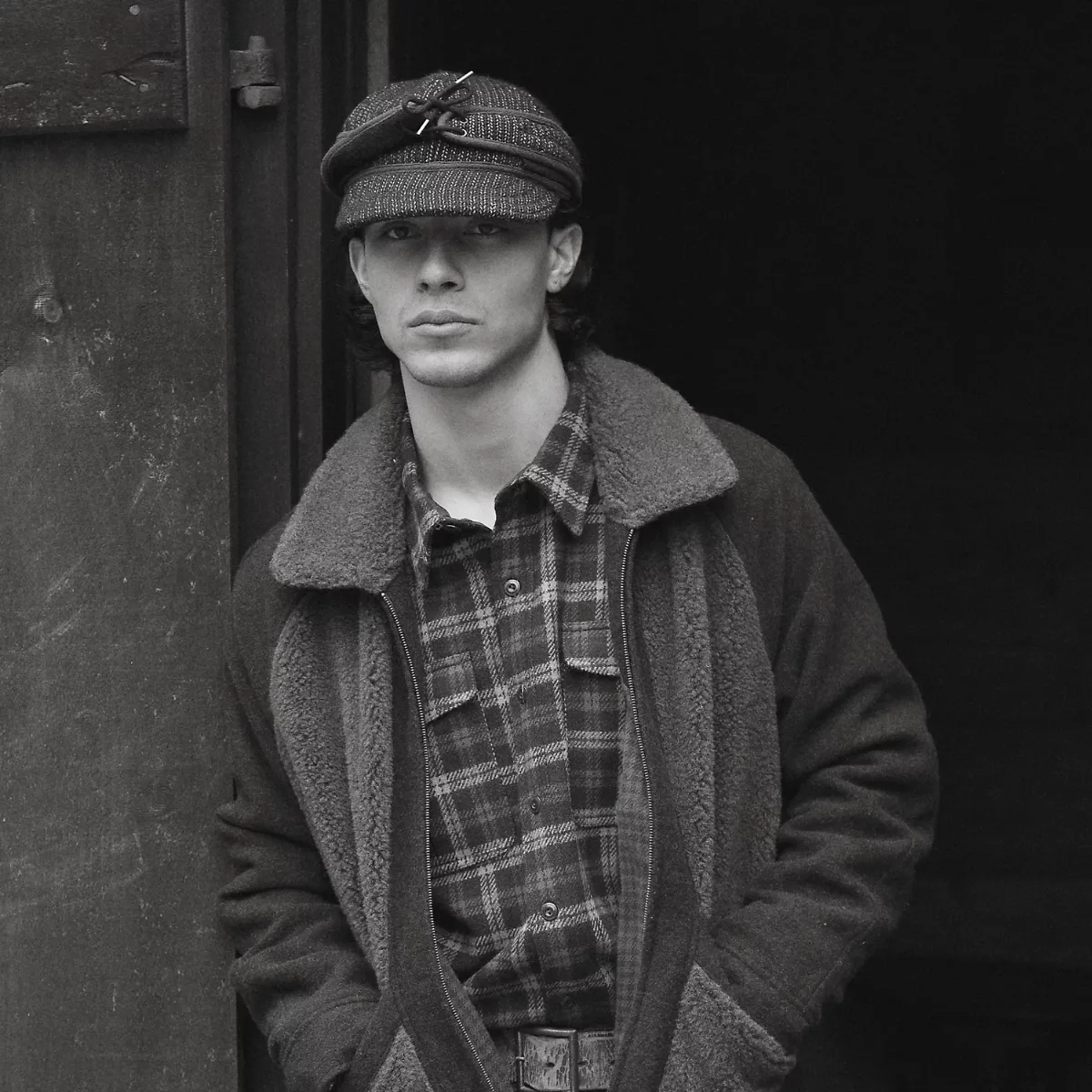 Checked Wool Twill Workshirt by Ralph Lauren