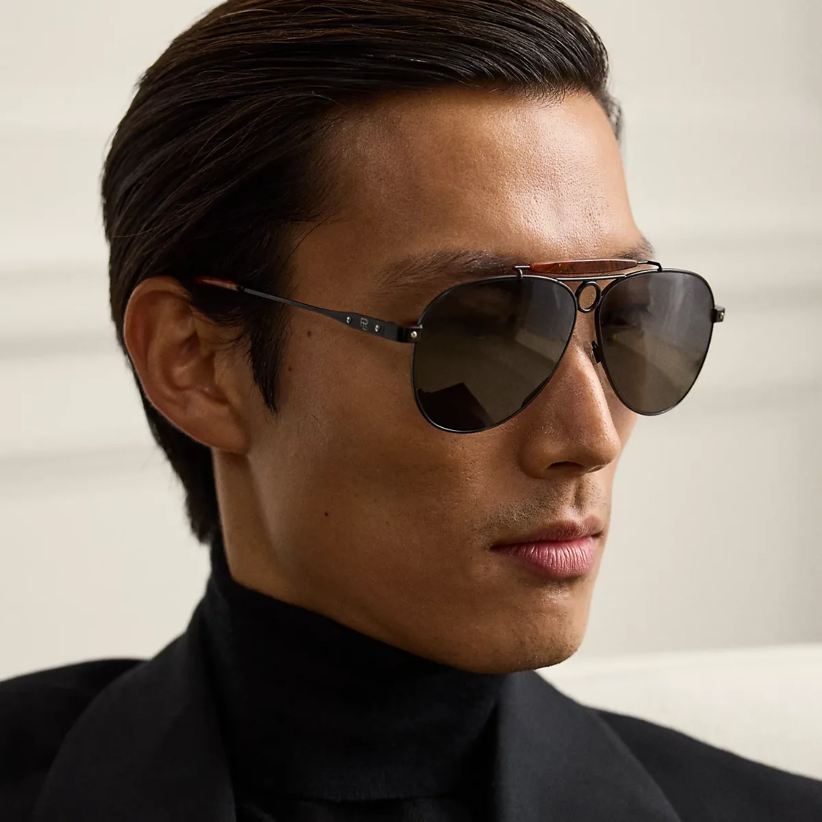Automotive Metal Pilot Sunglasses by Ralph Lauren