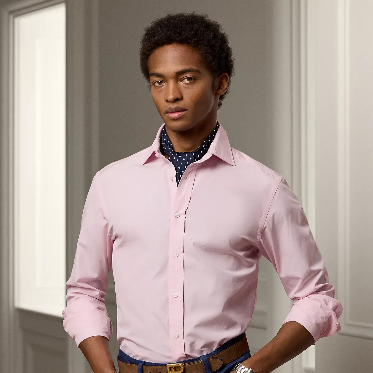 Washed End-on-End Shirt by Ralph Lauren
