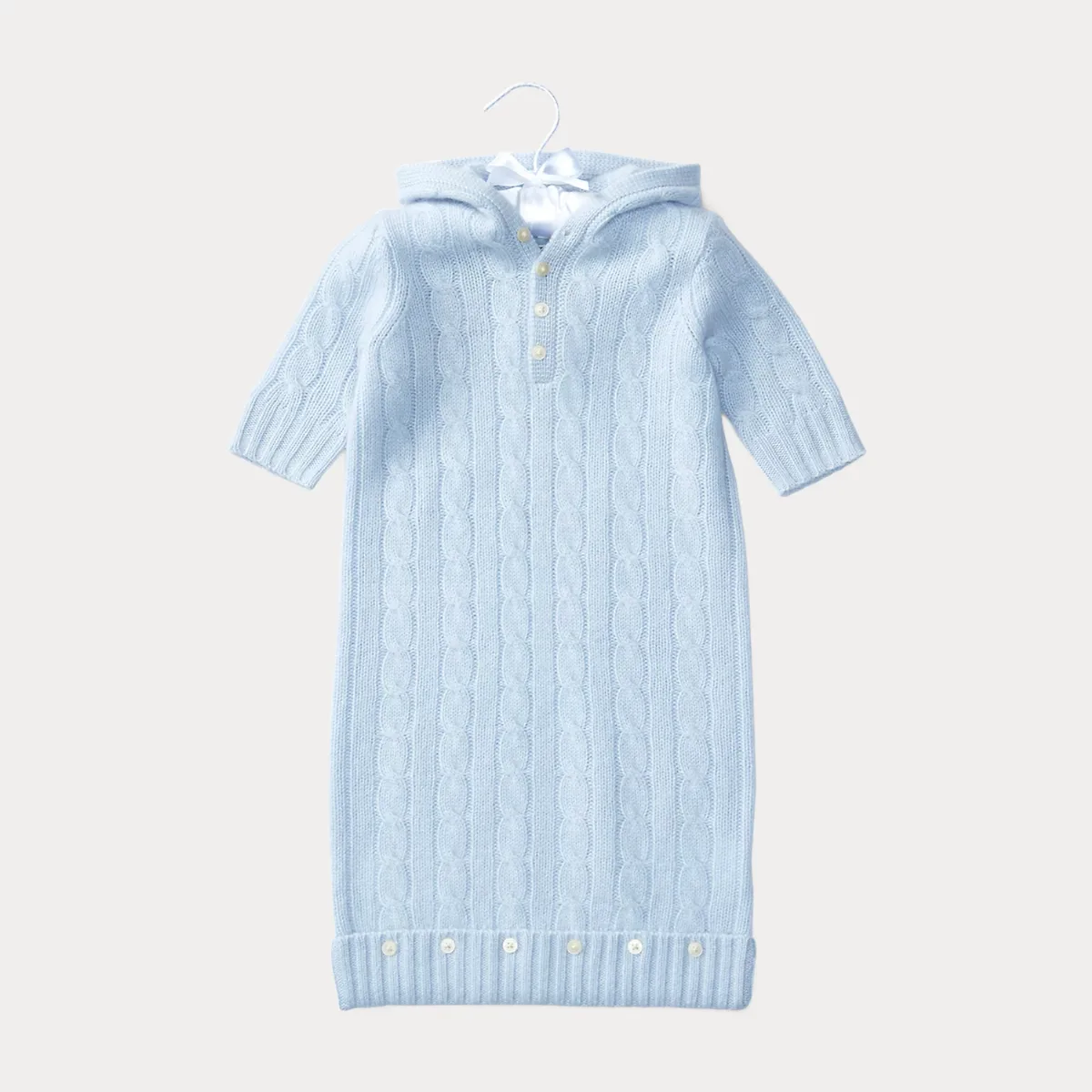 Cable-Knit Cashmere Bunting by Ralph Lauren