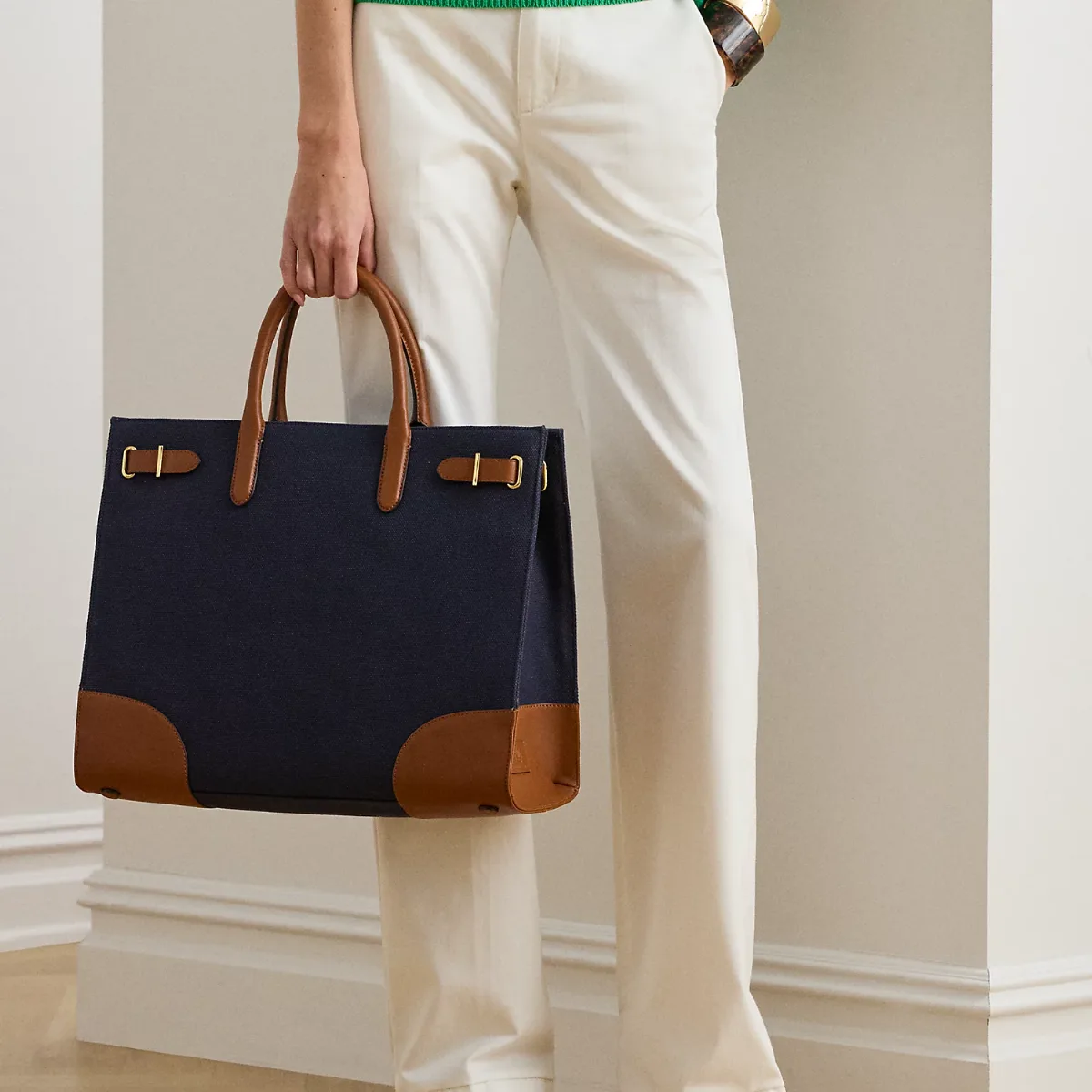 Canvas Large Devyn Tote Bag