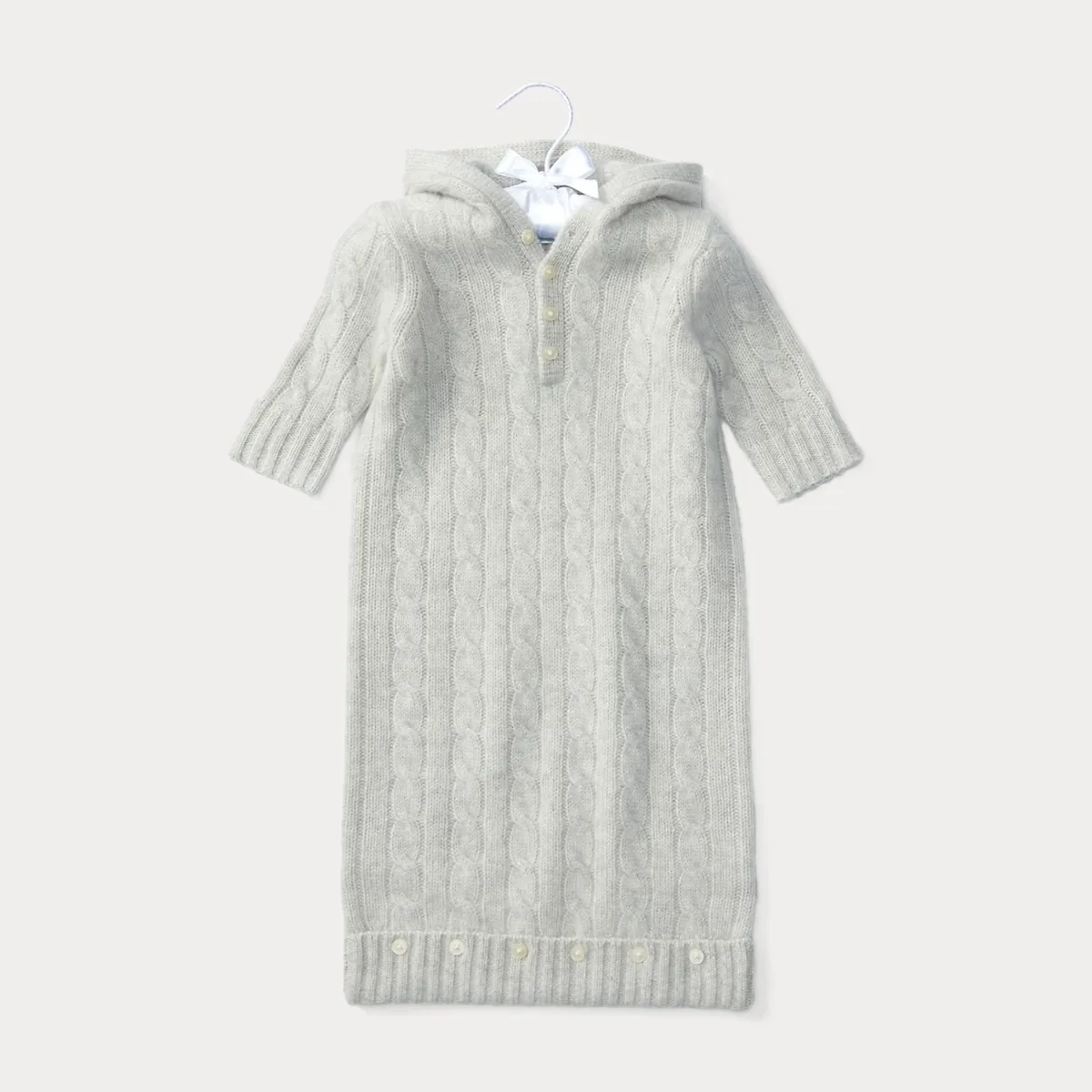 Cable-Knit Cashmere Bunting by Ralph Lauren