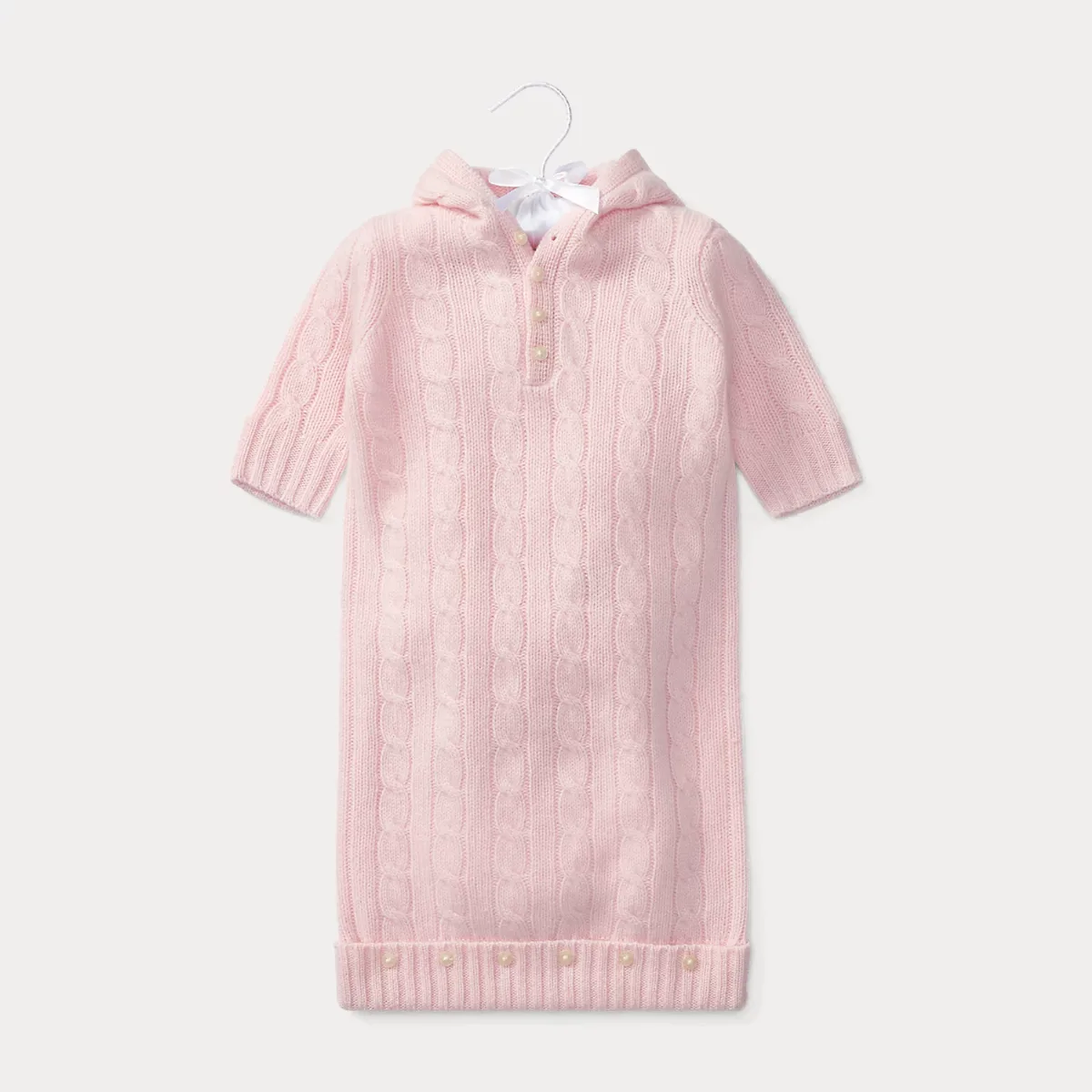 Cable-Knit Cashmere Bunting by Ralph Lauren