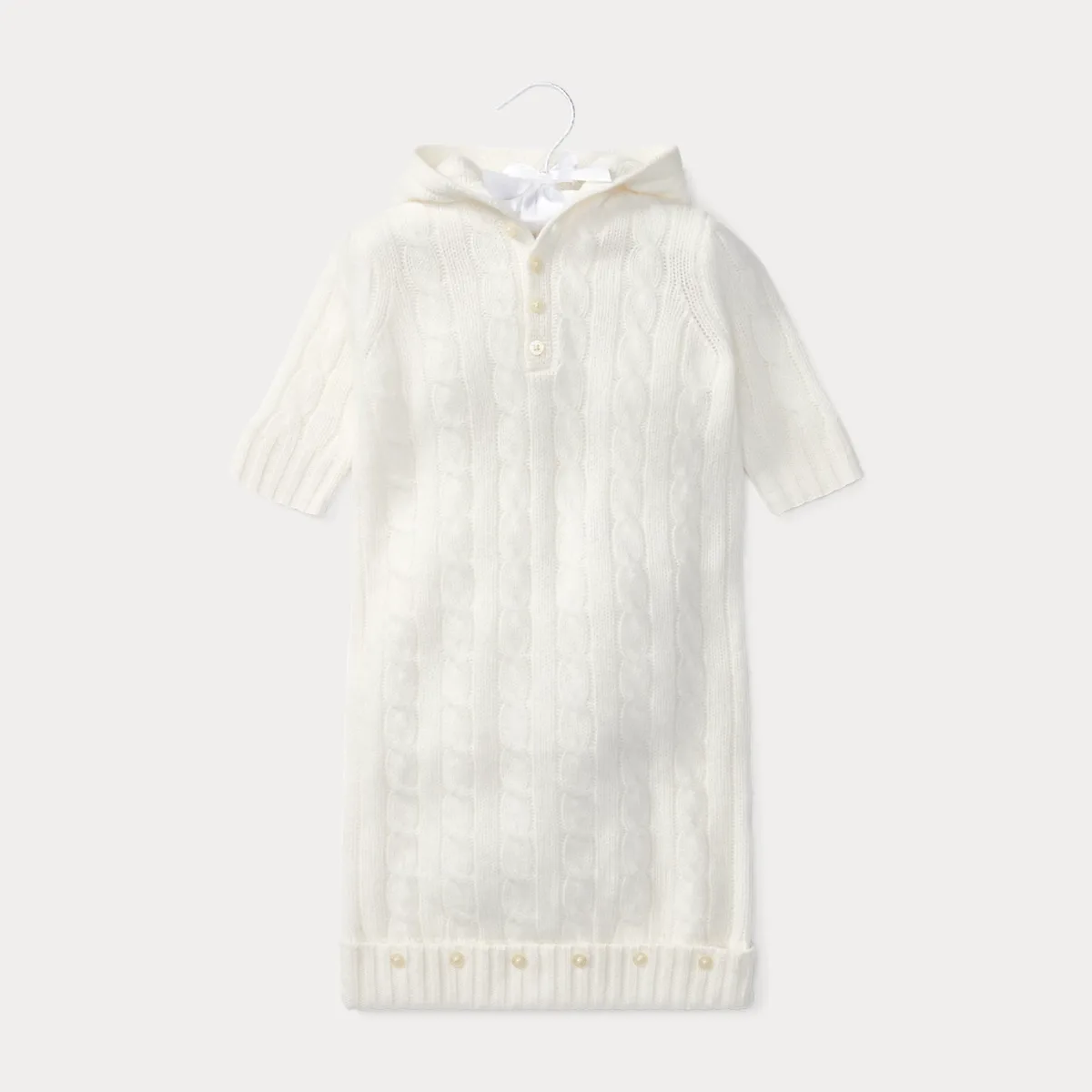 Cable-Knit Cashmere Bunting by Ralph Lauren
