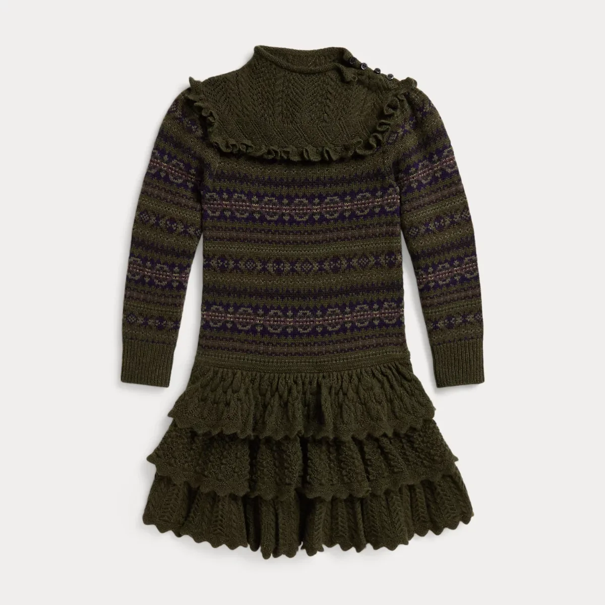 Fair Isle Cashmere-Blend Dress by Ralph Lauren