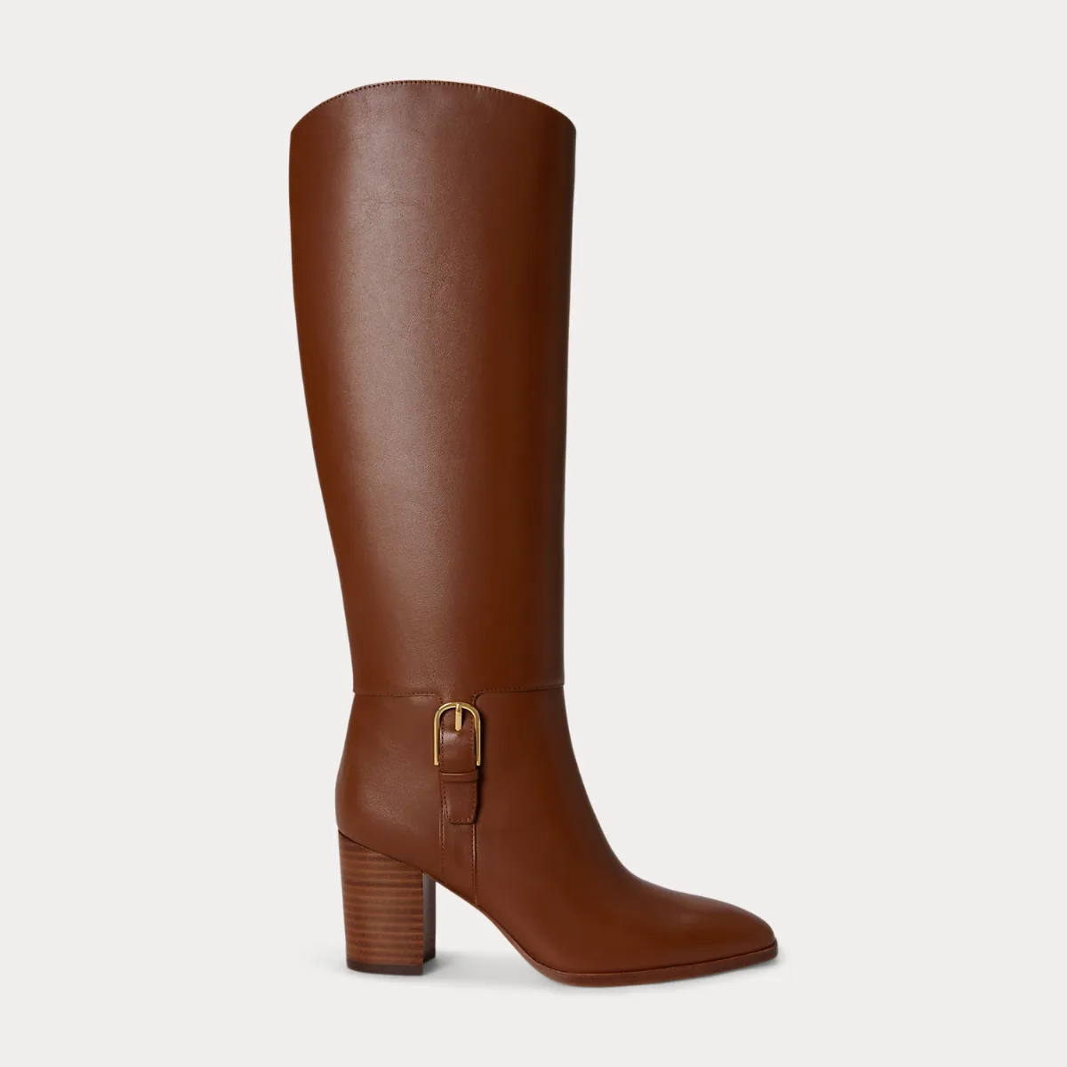 Raelynn Calfskin Tall Boot Heel by Ralph Lauren
