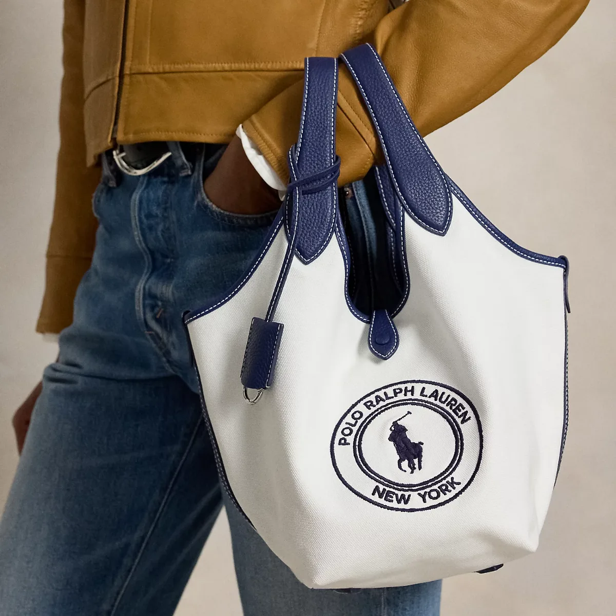 Polo Play Logo Canvas Tote by Ralph Lauren