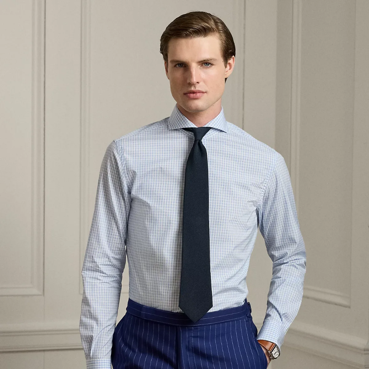 Tattersall Poplin Shirt by Ralph Lauren