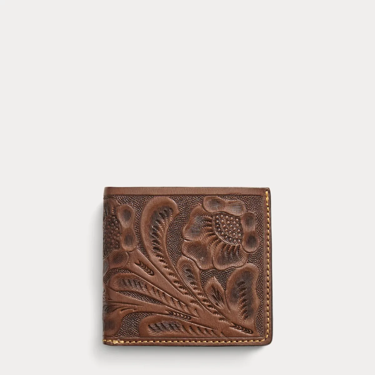 Hand-Tooled Leather Billfold by Ralph Lauren