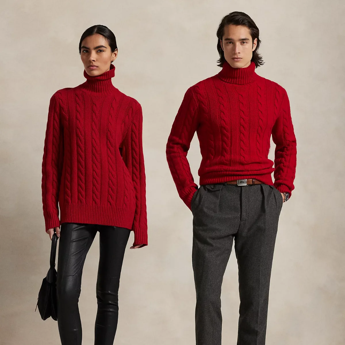 Cable-Knit Wool-Cashmere Sweater by Ralph Lauren