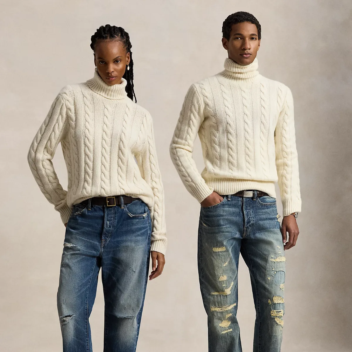 Cable-Knit Wool-Cashmere Sweater by Ralph Lauren