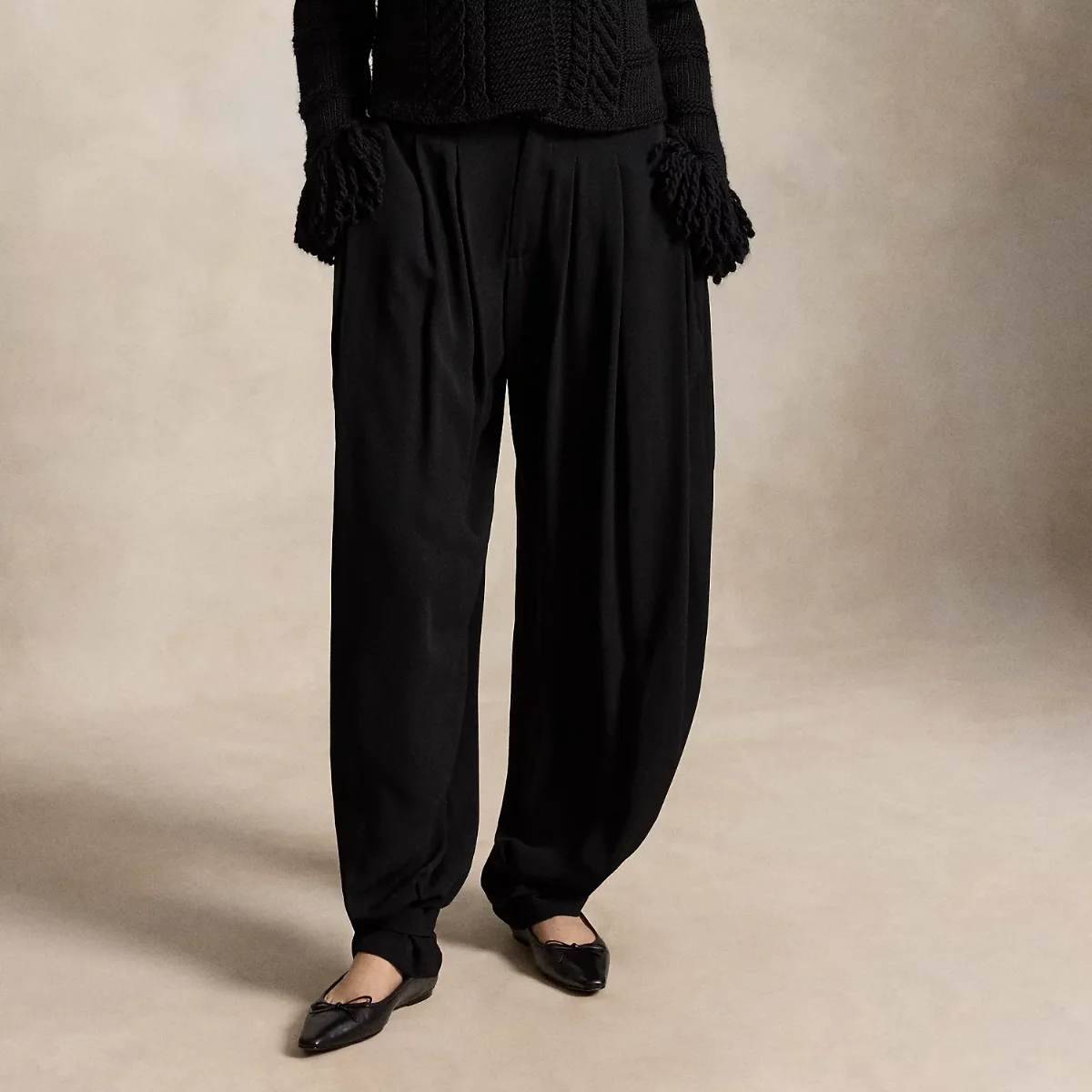Pleated Crepe Jodhpur Pant by Ralph Lauren