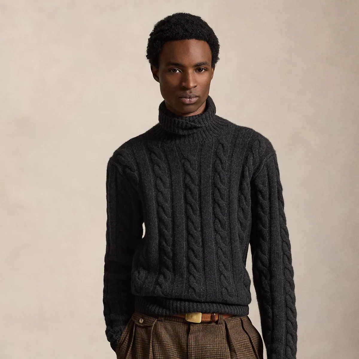 Cable-Knit Wool-Cashmere Sweater by Ralph Lauren