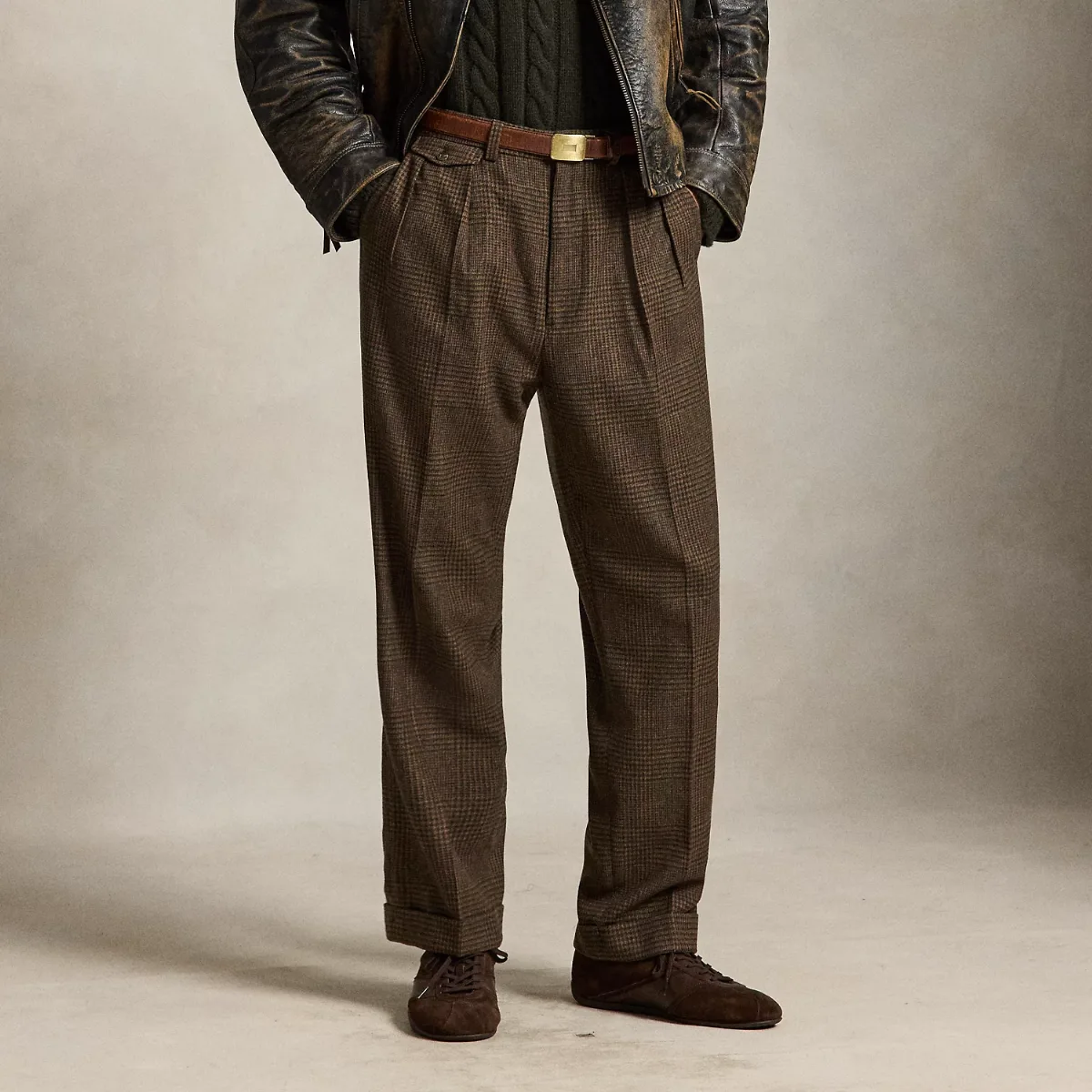 Whitman Relaxed Fit Glen Plaid Pant