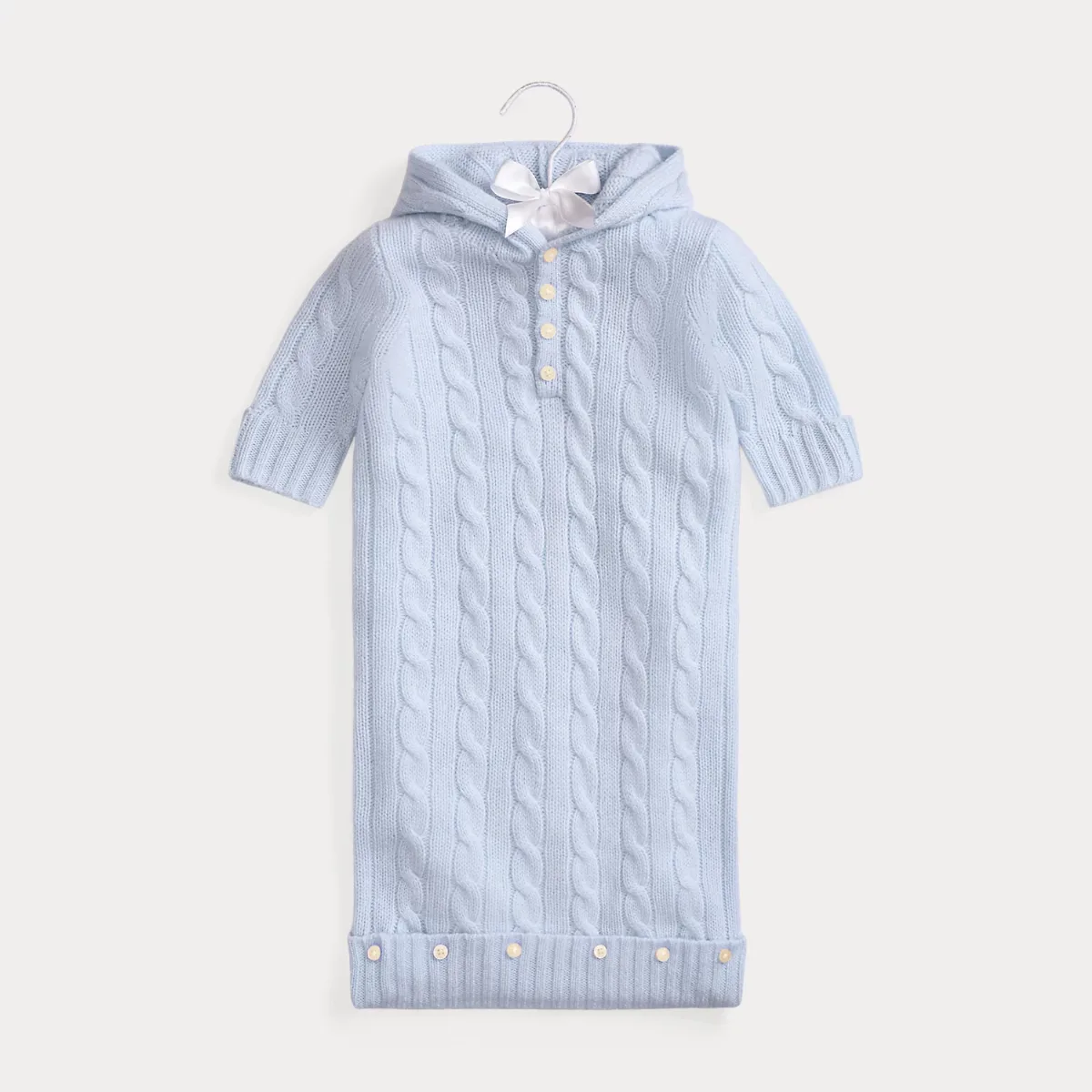 Cable-Knit Cashmere Bunting by Ralph Lauren