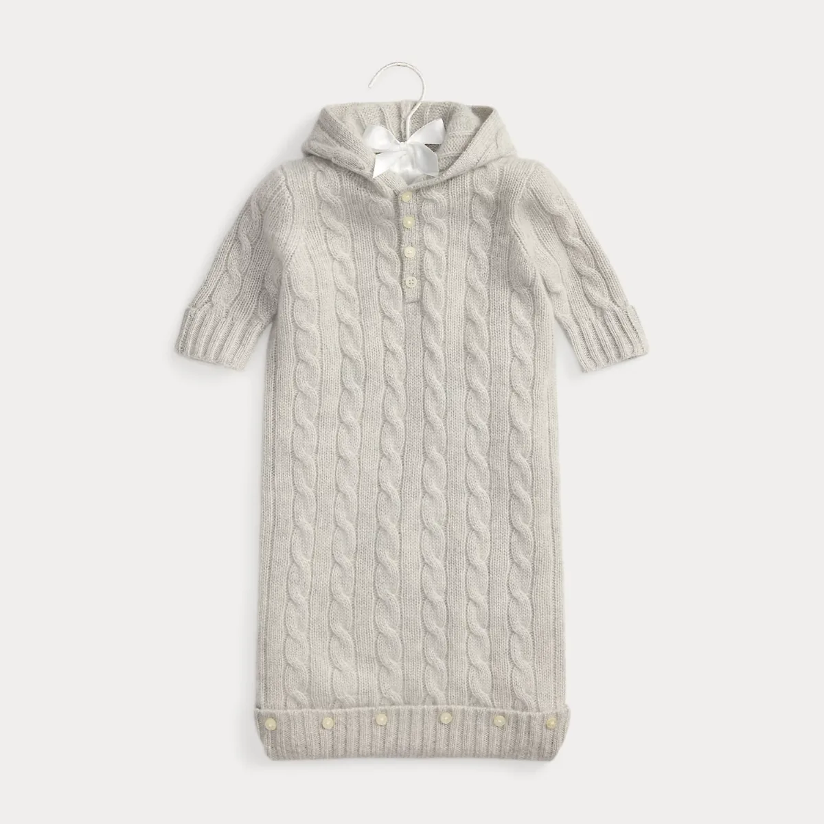 Cable-Knit Cashmere Bunting by Ralph Lauren