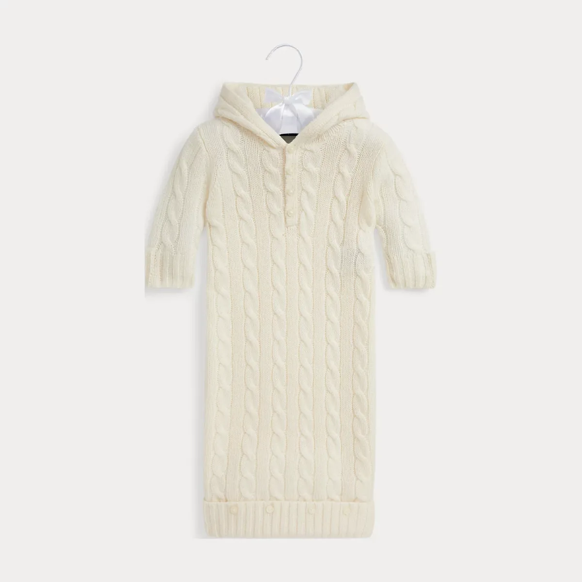 Cable-Knit Cashmere Bunting by Ralph Lauren