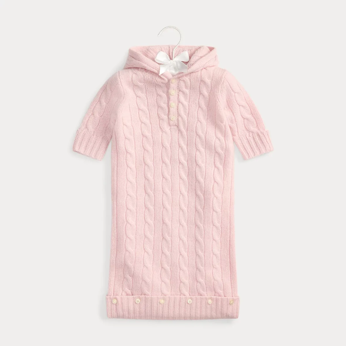 Cable-Knit Cashmere Bunting by Ralph Lauren