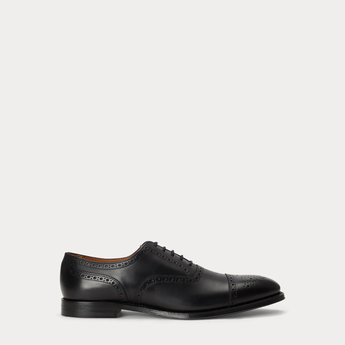 Maestra Calfskin Cap-Toe Shoe by Ralph Lauren