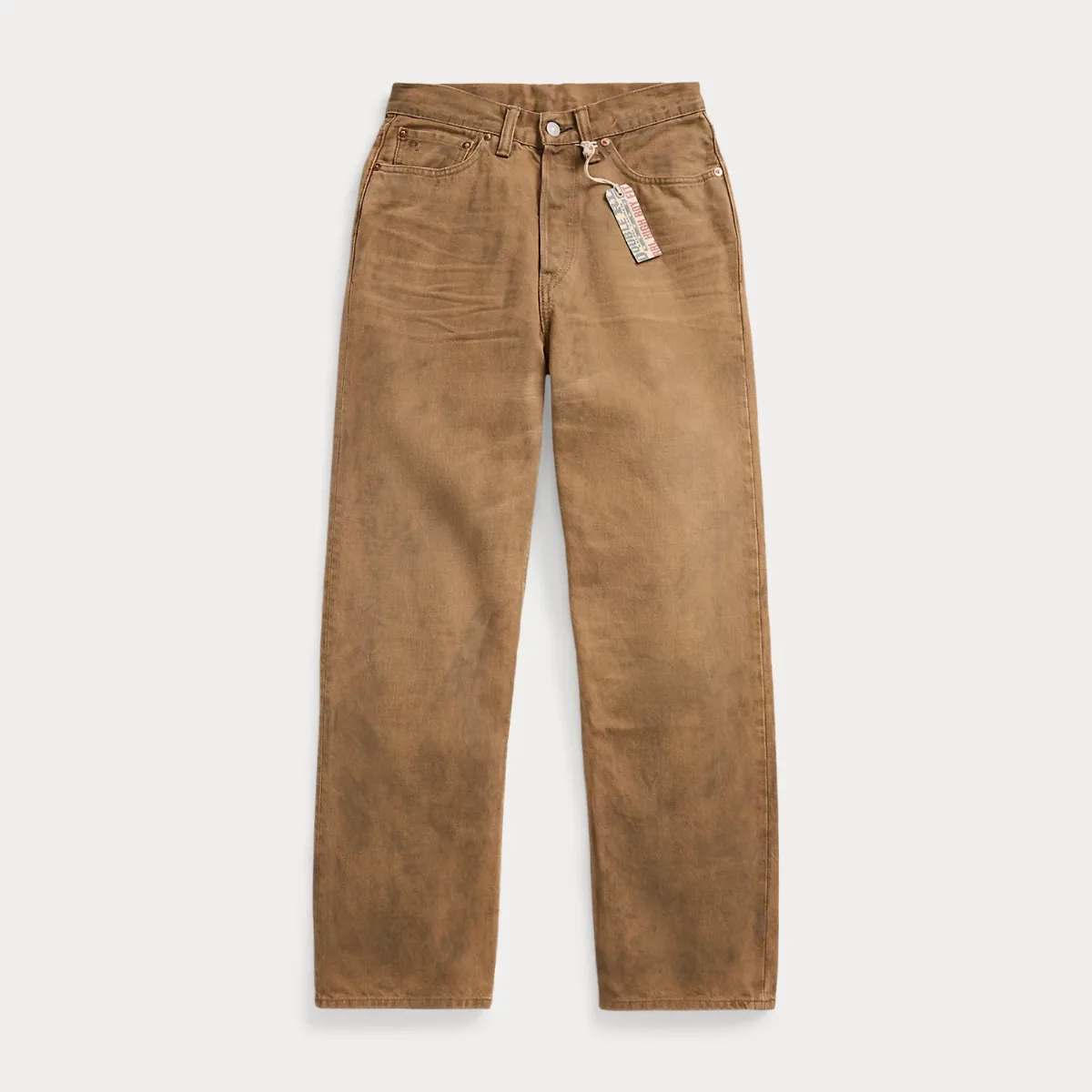 High Boy Fit Tan Jean by Ralph Lauren