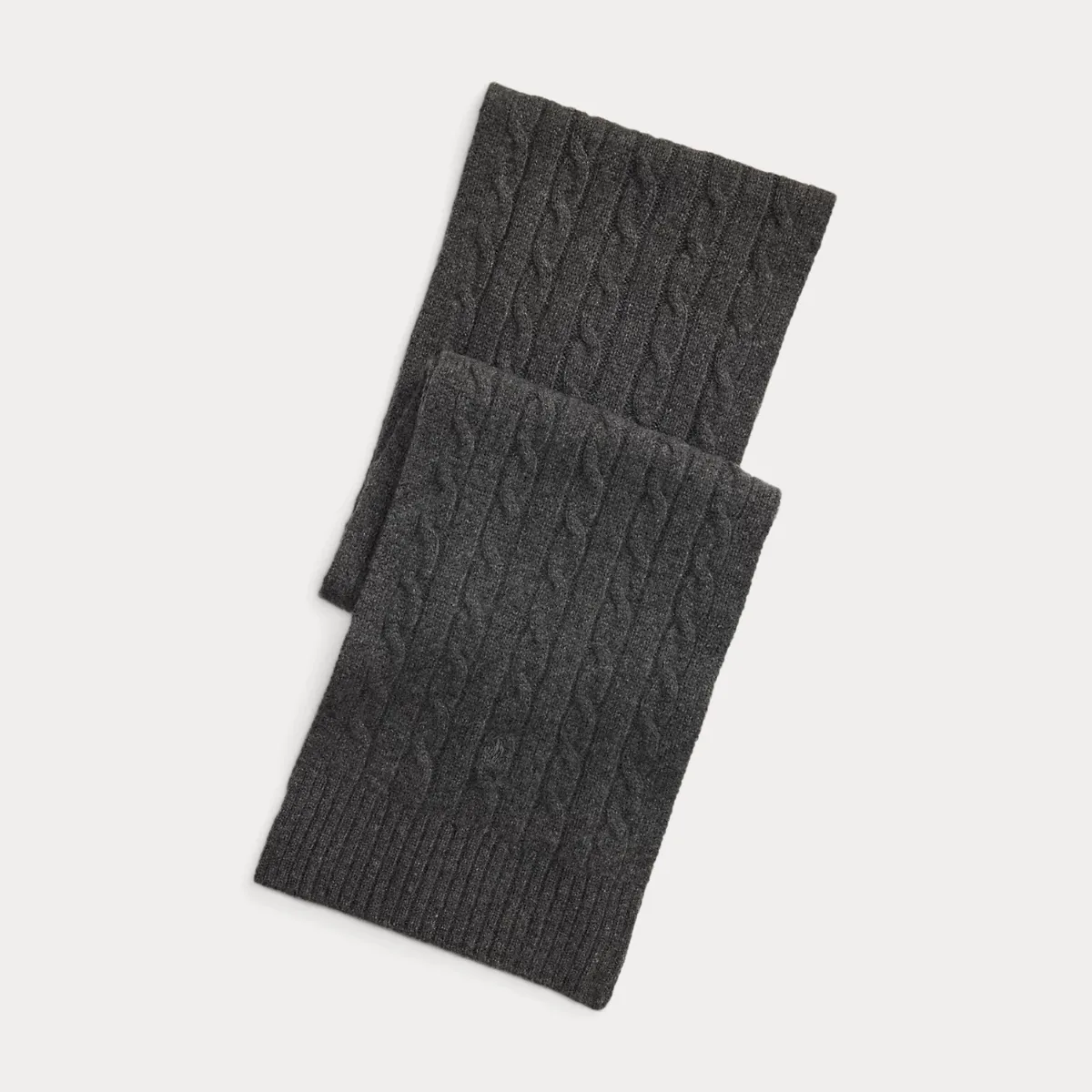 Cable-Knit Cashmere Scarf by Ralph Lauren