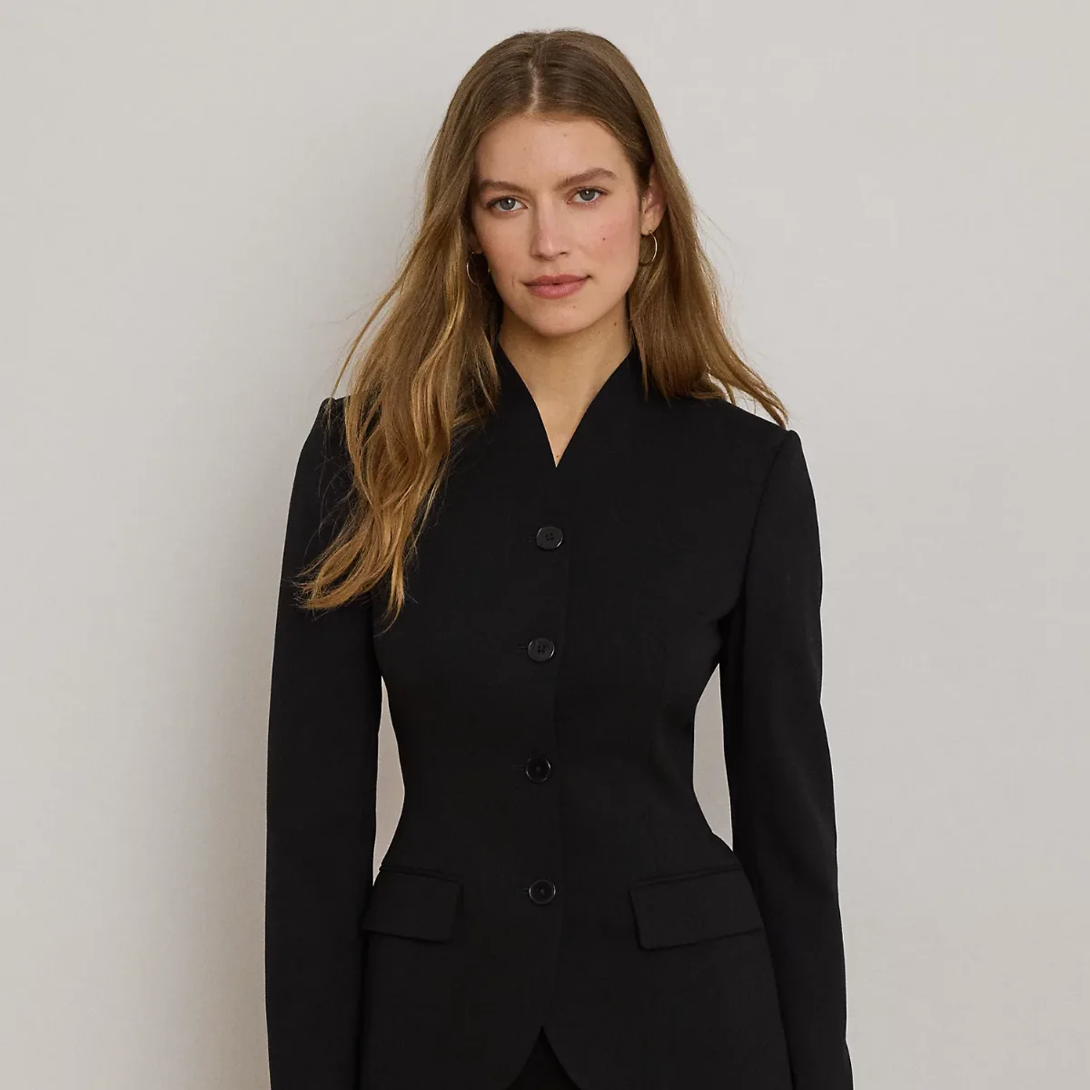 Stretch Wool Crepe Jacket by Ralph Lauren