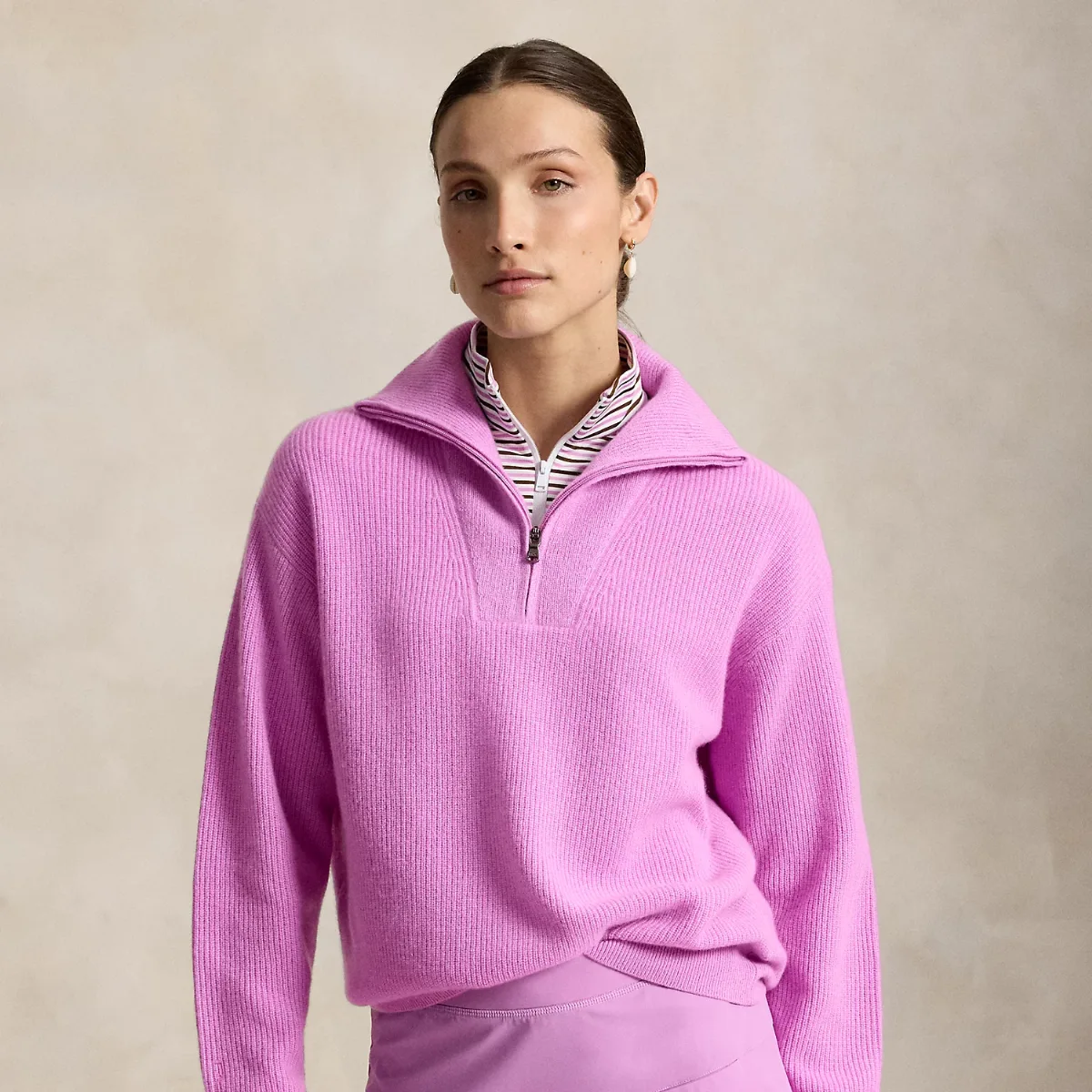 Washable Cashmere Half-Zip Sweater by Ralph Lauren