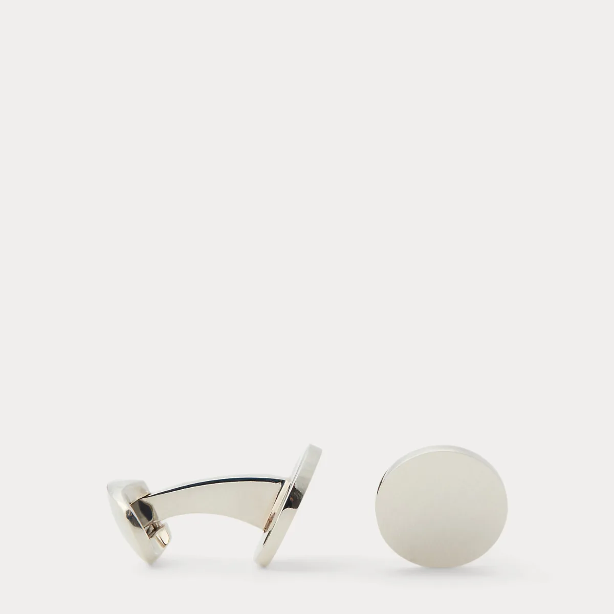 Sterling Silver Round Cuff Links by Ralph Lauren